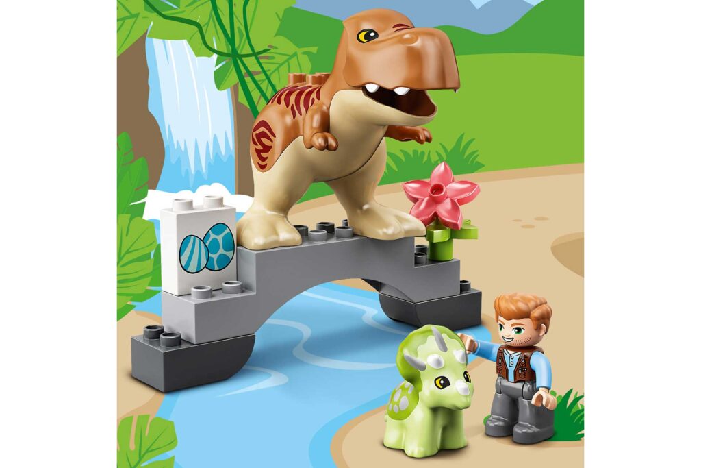 LEGO 10939 DUPLO T. rex en Triceratops dinosaurus ontsnapping - Afbeelding 17