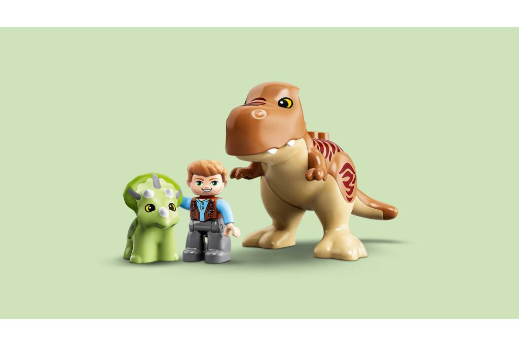 LEGO 10939 DUPLO T. rex en Triceratops dinosaurus ontsnapping - Afbeelding 2