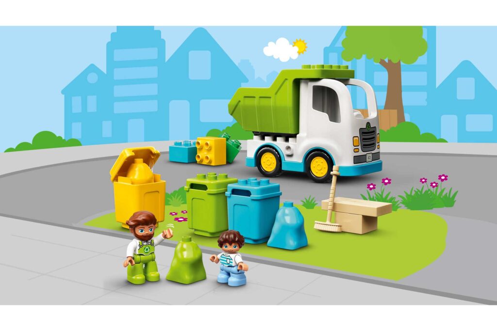 LEGO 10945 DUPLO Stad Vuilniswagen en recycling - Afbeelding 13