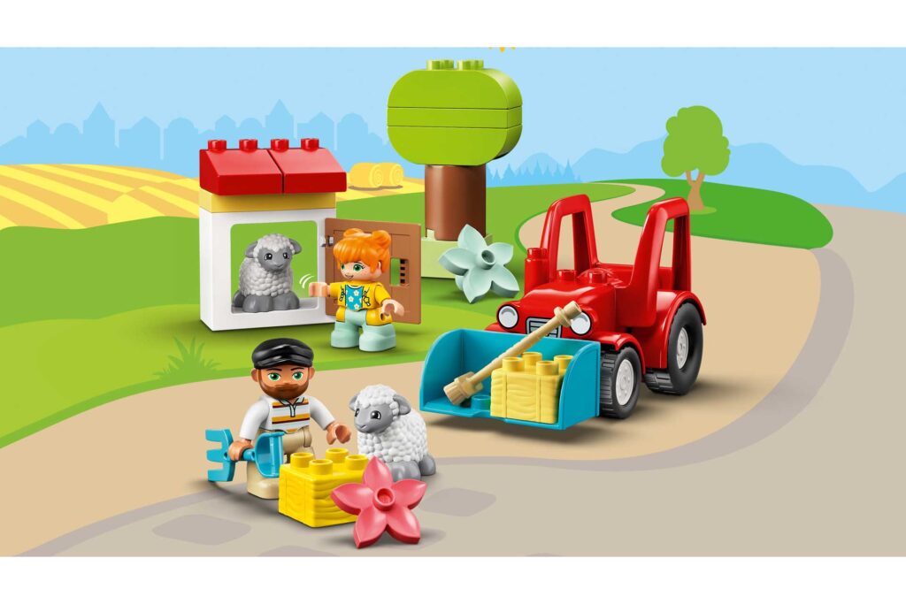 LEGO 10950 DUPLO Landbouwtractor en dieren verzorgen - Afbeelding 3