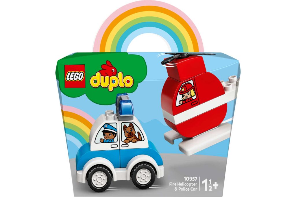 LEGO 10957 DUPLO Brandweerhelikopter en politiewagen - Afbeelding 3