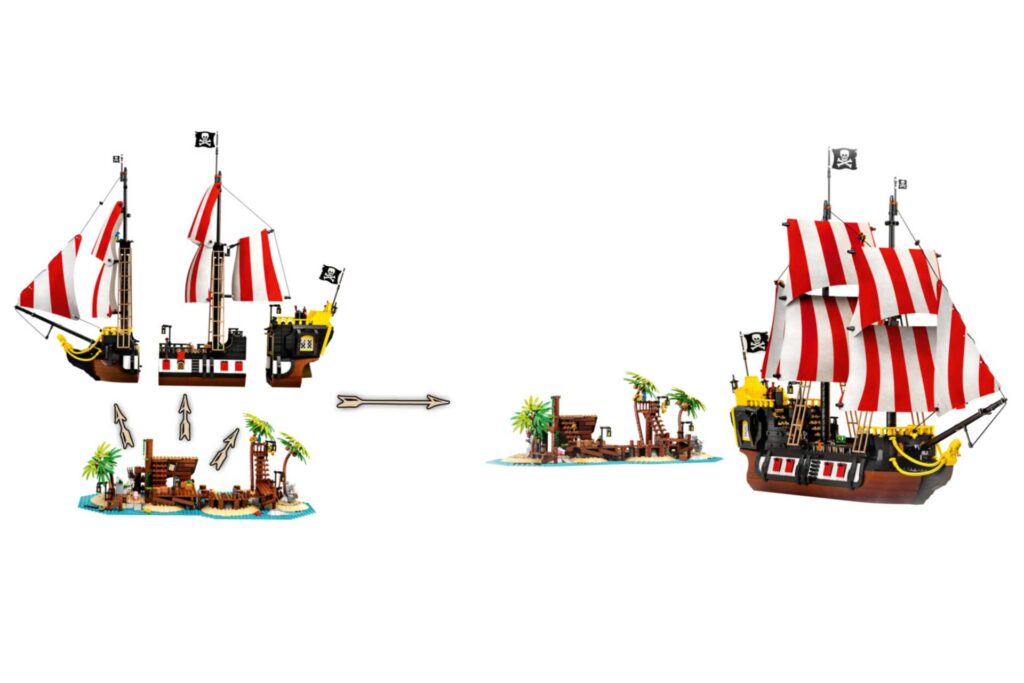 LEGO 21322 Piraten van Barracuda Baai - Afbeelding 50