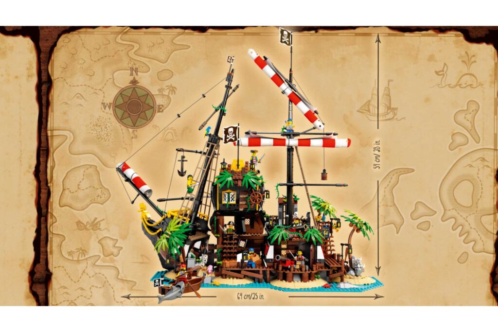 LEGO 21322 Piraten van Barracuda Baai - Afbeelding 8