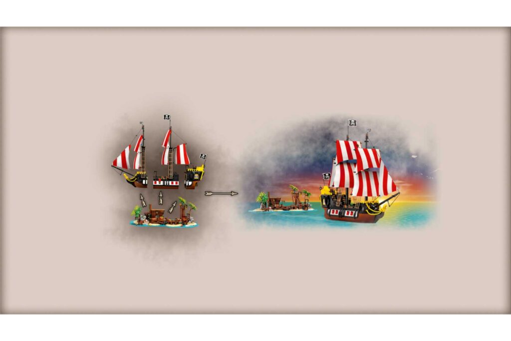LEGO 21322 Piraten van Barracuda Baai - Afbeelding 9