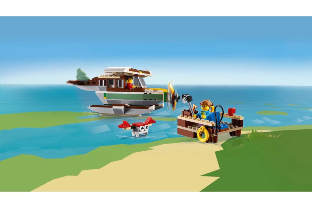 LEGO 31093 Woonboot aan de rivier - Afbeelding 5