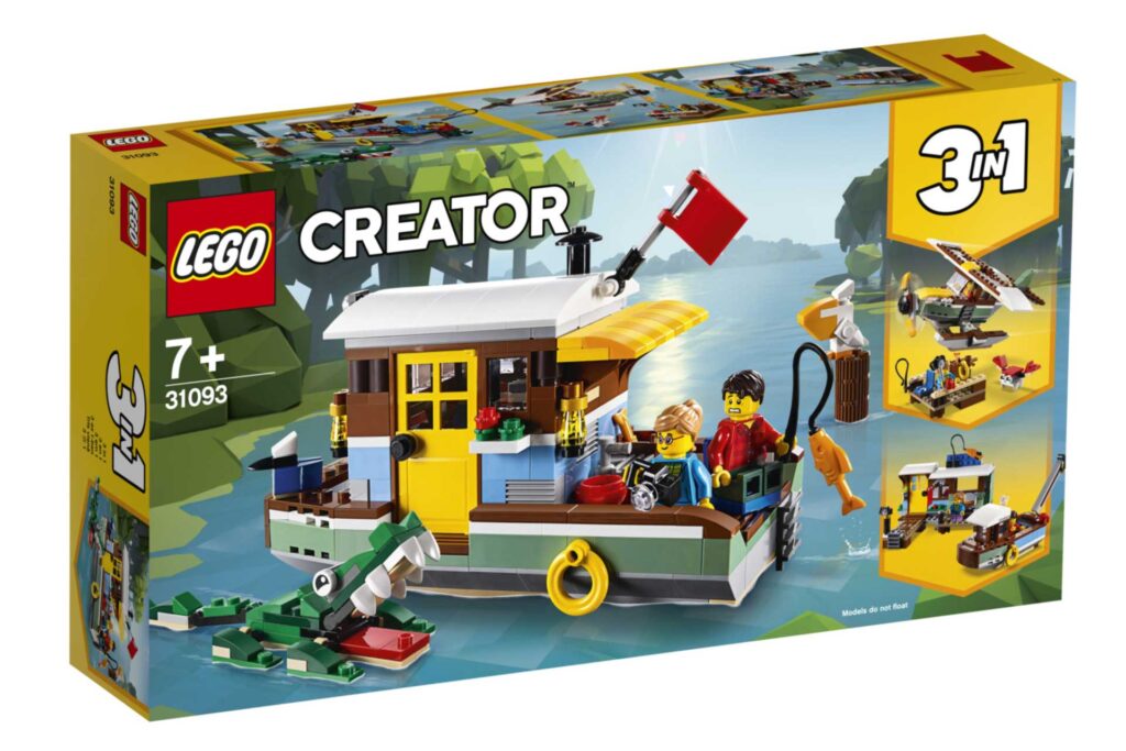 LEGO 31093 Woonboot aan de rivier