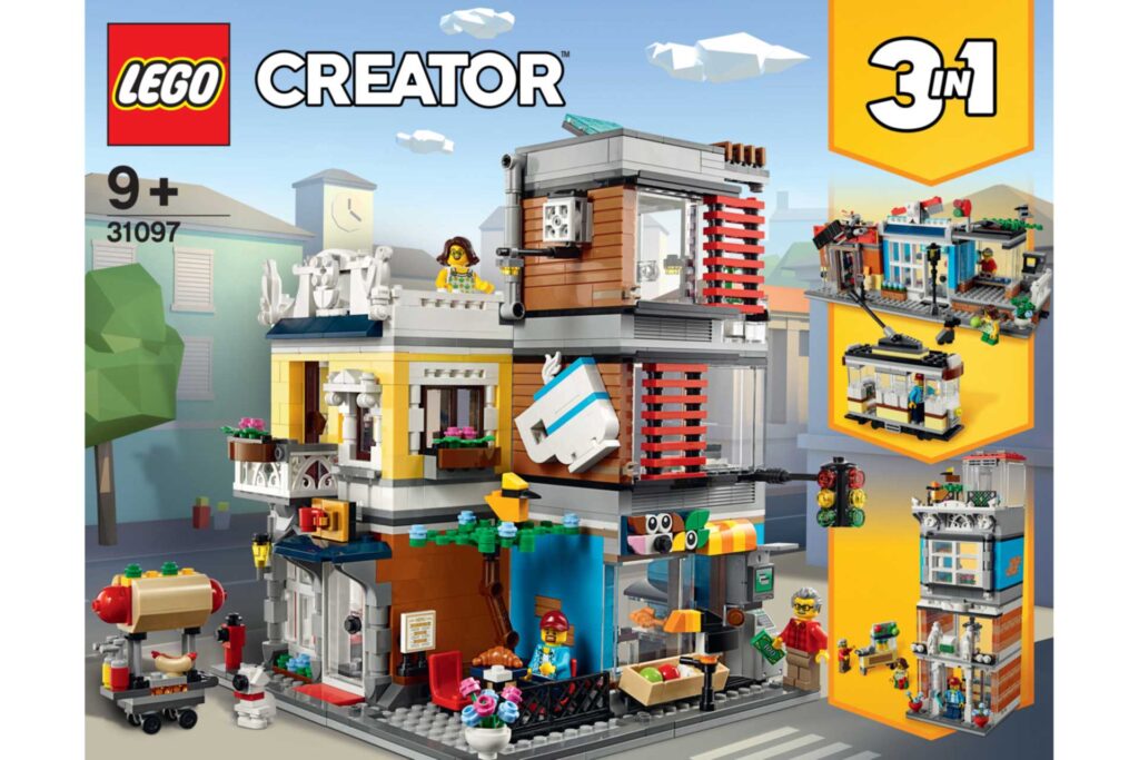 LEGO 31097 Creator Woonhuis, dierenwinkel & café - Afbeelding 12