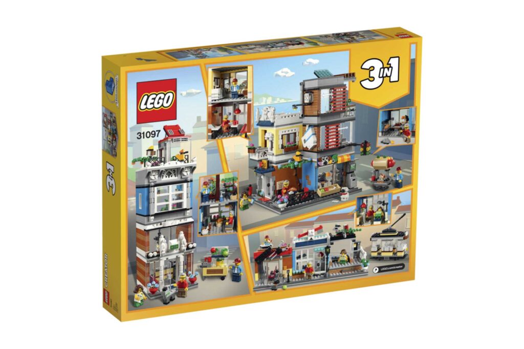 LEGO 31097 Creator Woonhuis, dierenwinkel & café - Afbeelding 13