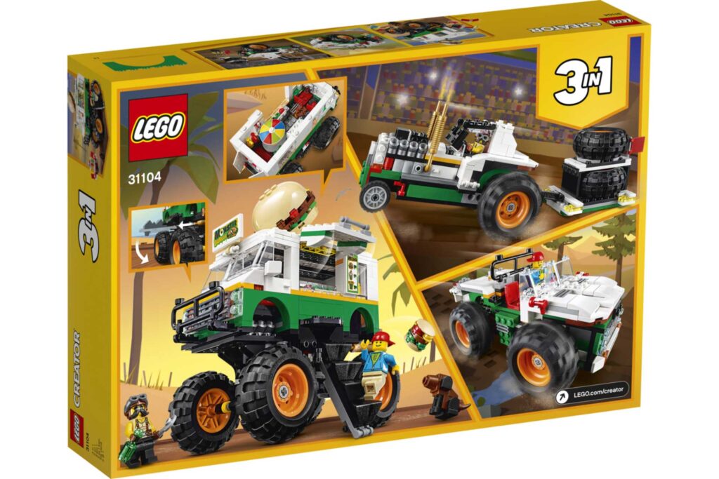 LEGO 31104 Creator Hamburger Monstertruck - Afbeelding 8