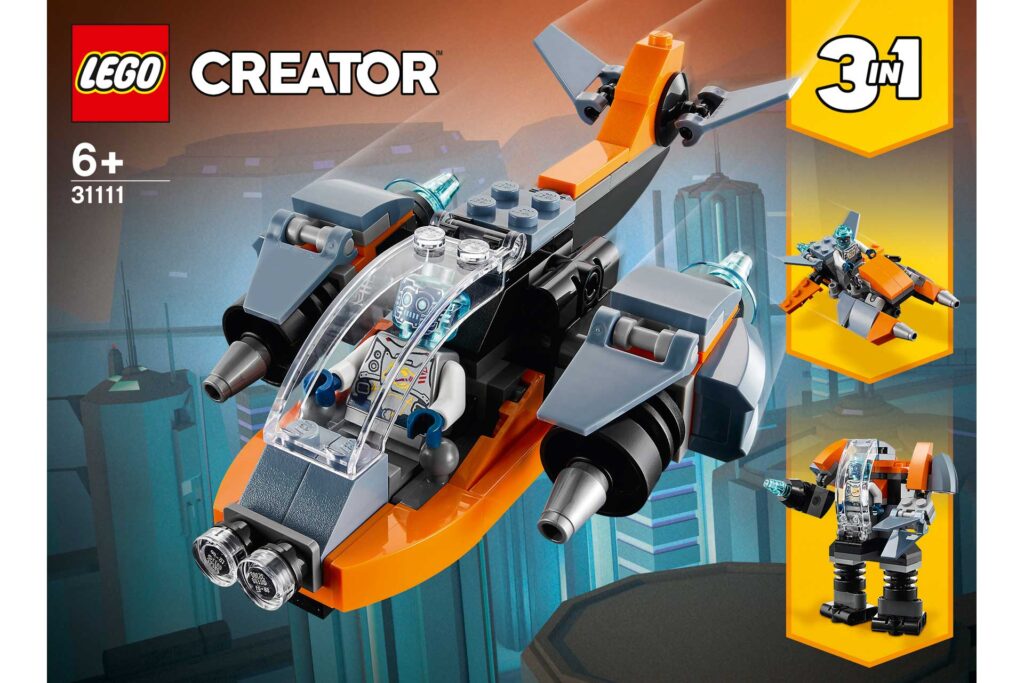 LEGO 31111 Creator Cyberdrone - Afbeelding 3