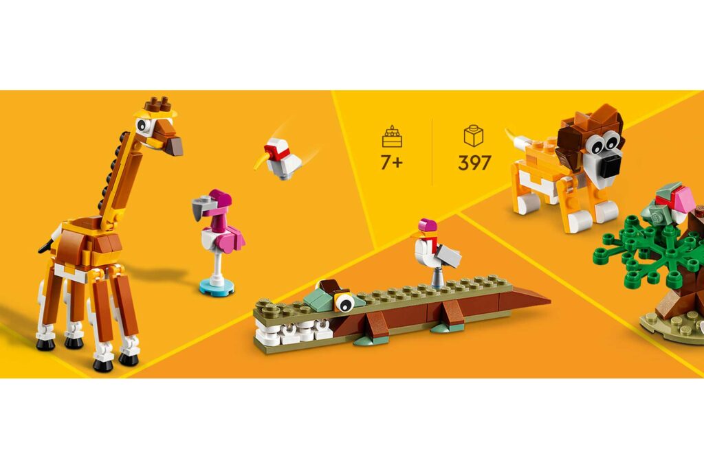 LEGO 31116 Creator Safari wilde dieren boomhuis - Afbeelding 23