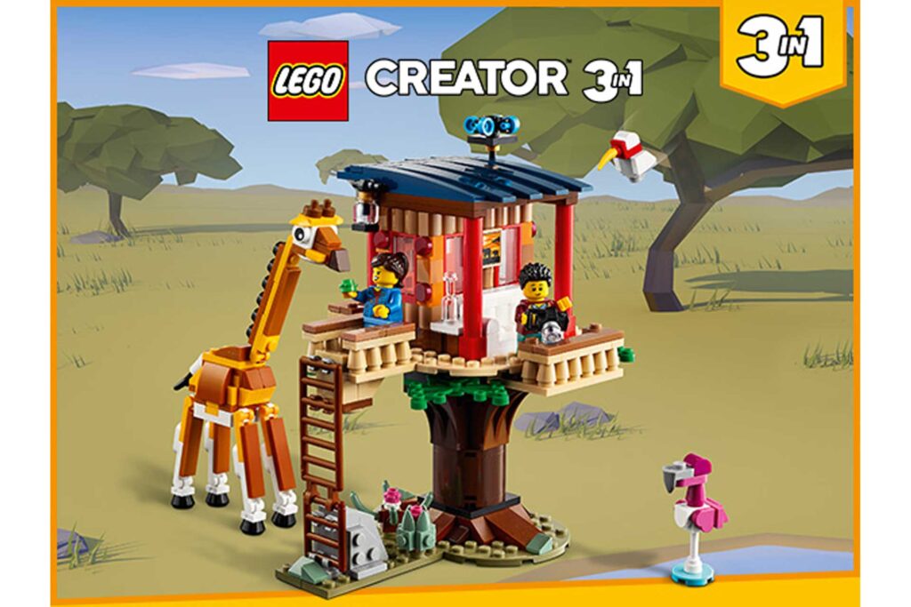LEGO 31116 Creator Safari wilde dieren boomhuis - Afbeelding 30