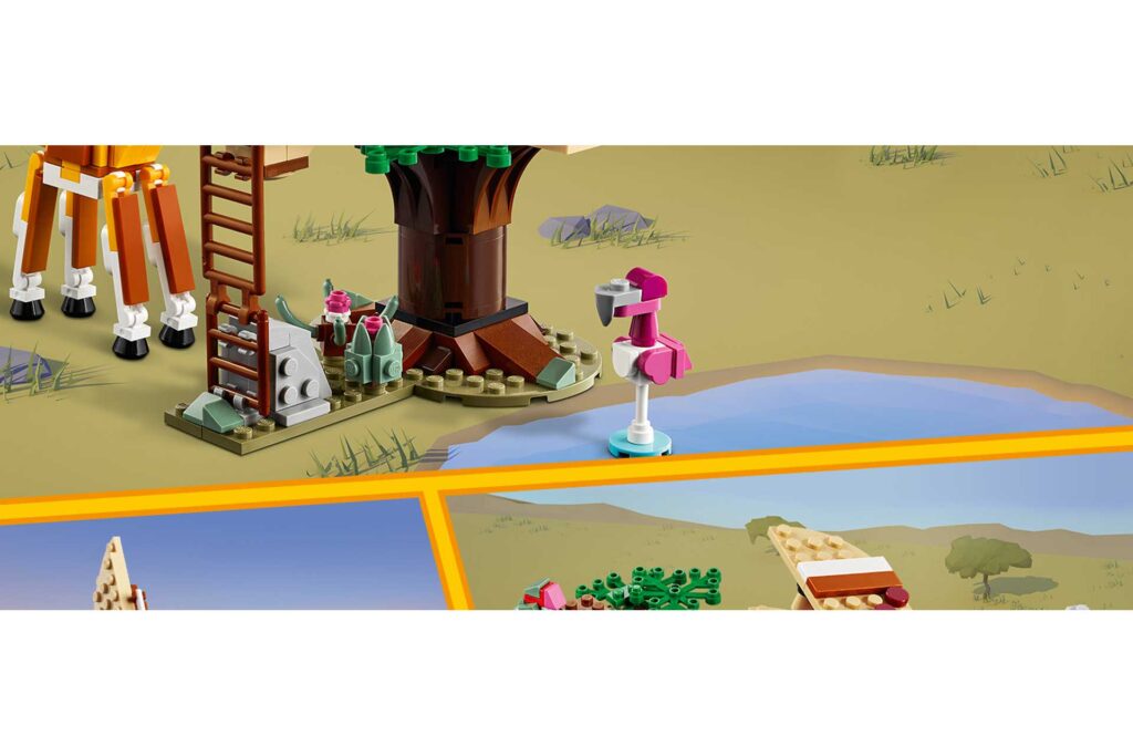LEGO 31116 Creator Safari wilde dieren boomhuis - Afbeelding 33