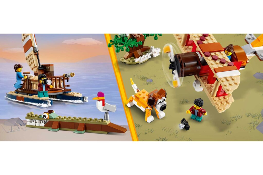 LEGO 31116 Creator Safari wilde dieren boomhuis - Afbeelding 35