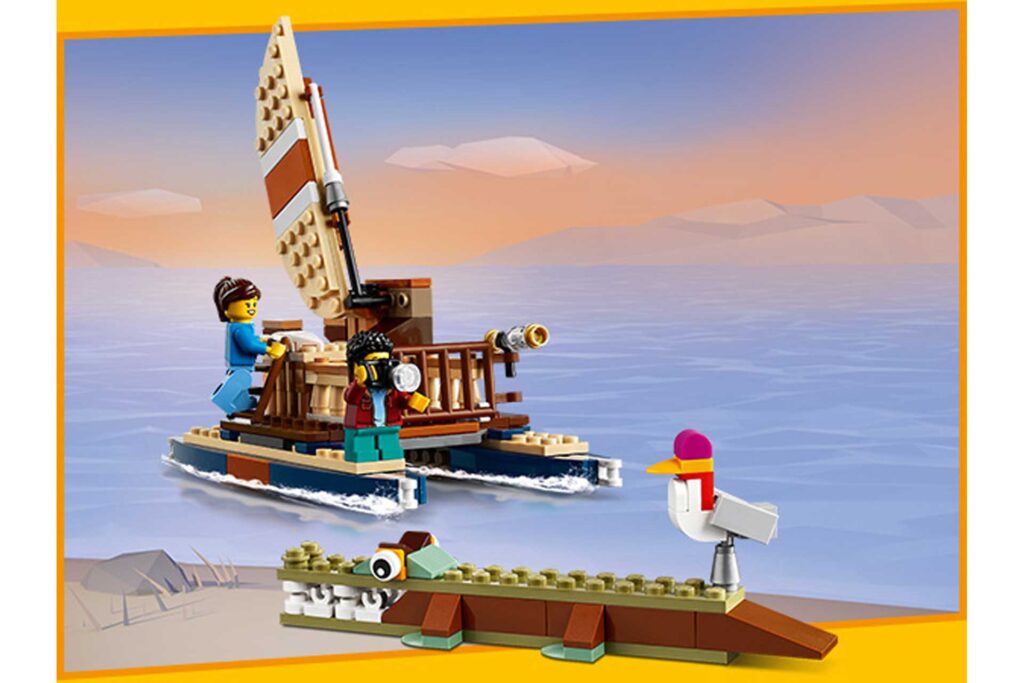 LEGO 31116 Creator Safari wilde dieren boomhuis - Afbeelding 34