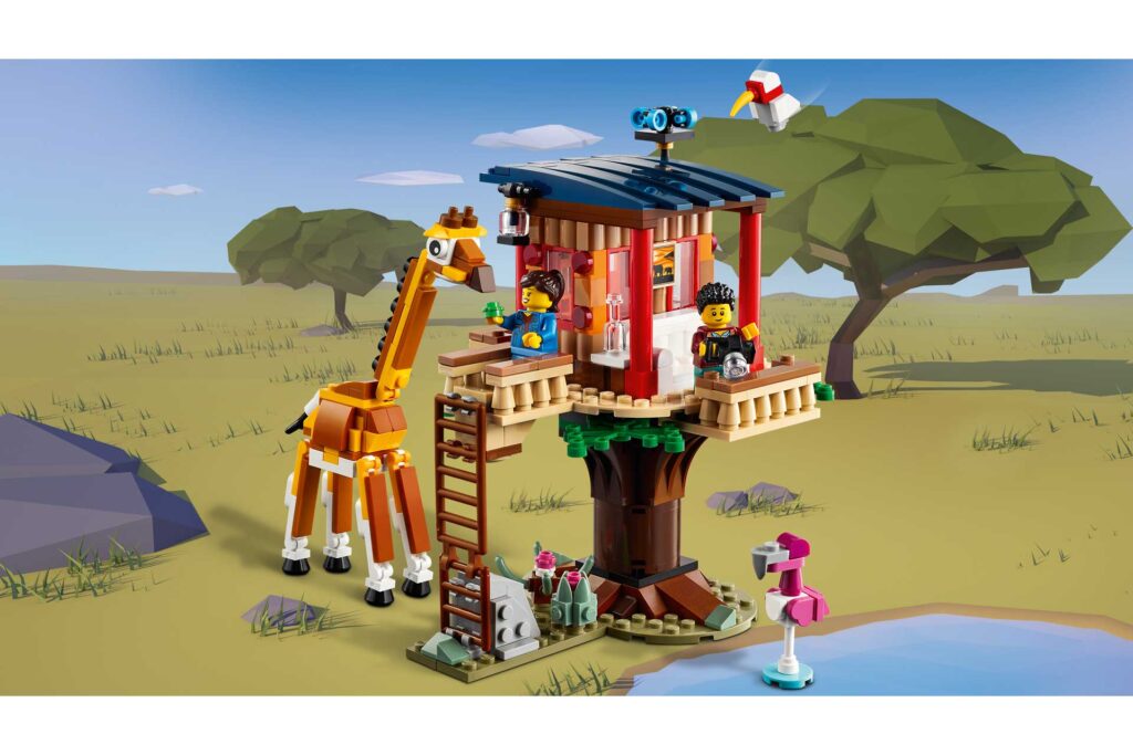 LEGO 31116 Creator Safari wilde dieren boomhuis - Afbeelding 50