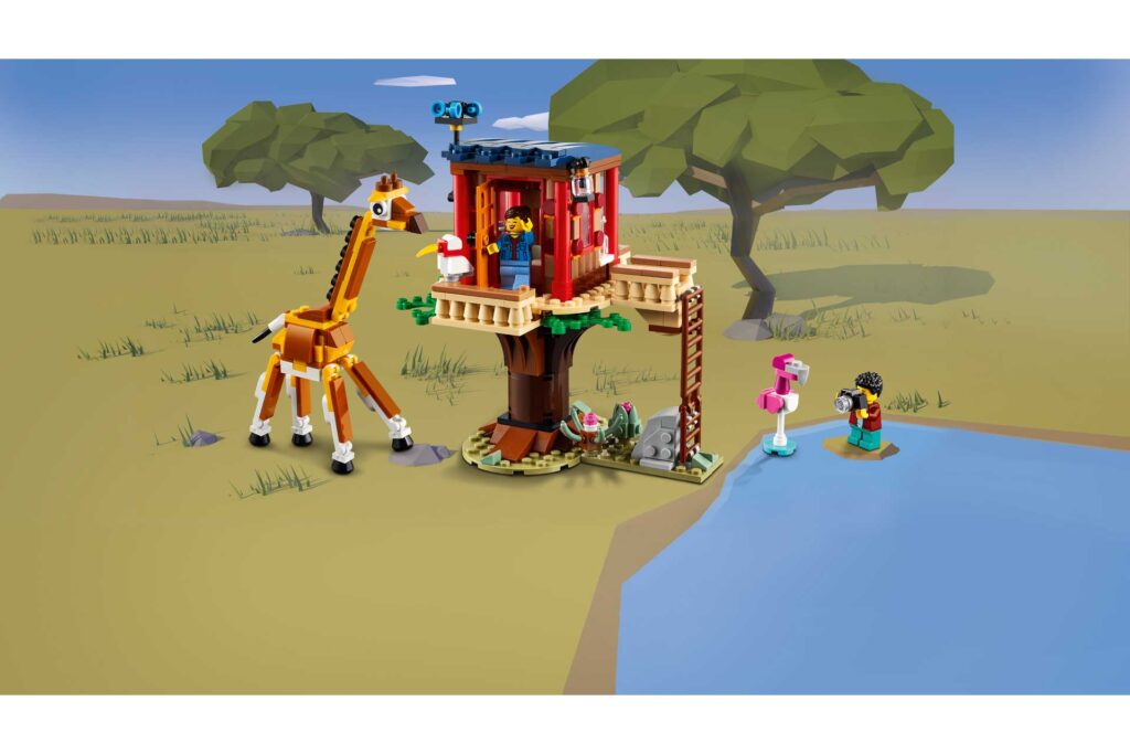 LEGO 31116 Creator Safari wilde dieren boomhuis - Afbeelding 58