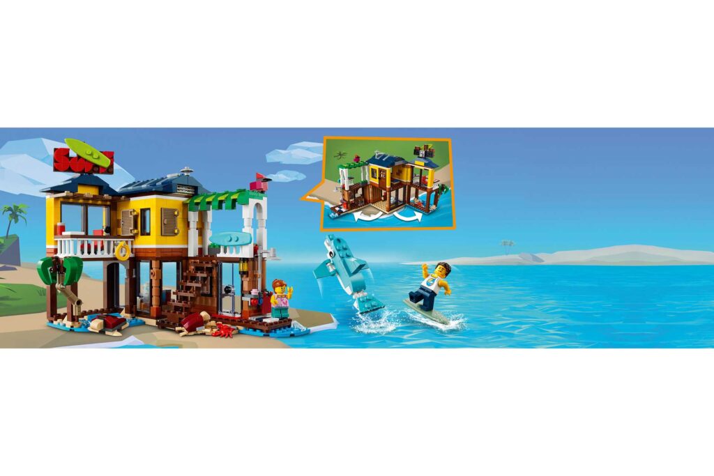 LEGO 31118 Creator Surfer strandhuis - Afbeelding 9