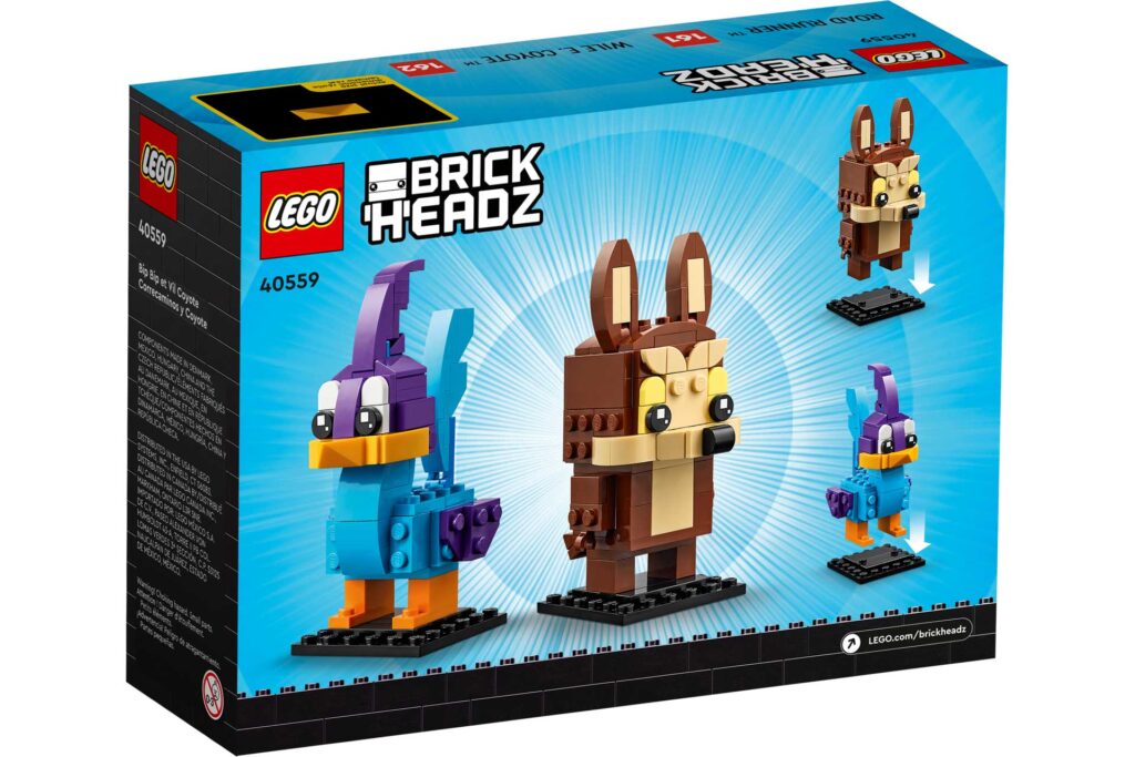LEGO 40559 BrickHeadz Road Runner & Wile E. Coyote - Afbeelding 2