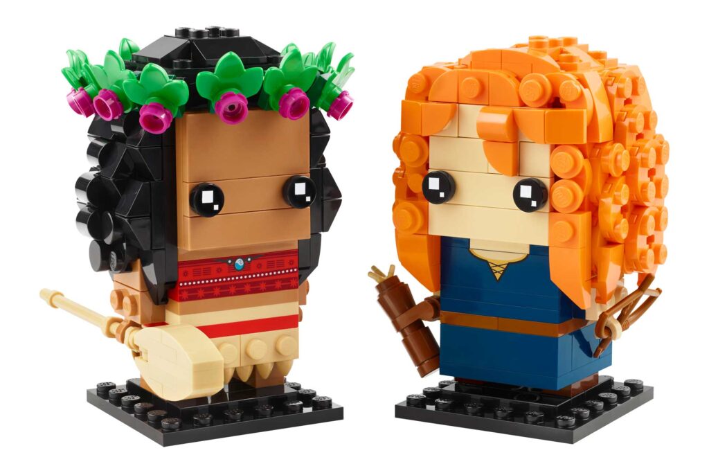 LEGO 40621 Brickheadz Disney Vaiana & Merida - Afbeelding 2