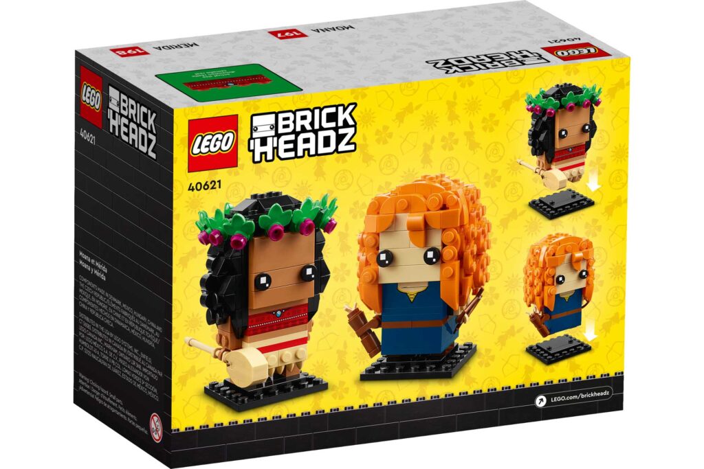 LEGO 40621 Brickheadz Disney Vaiana & Merida - Afbeelding 8