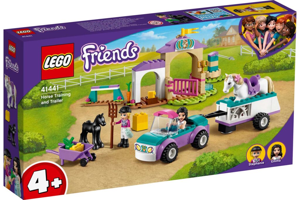 LEGO 41441 Friends Paardentraining en aanhanger