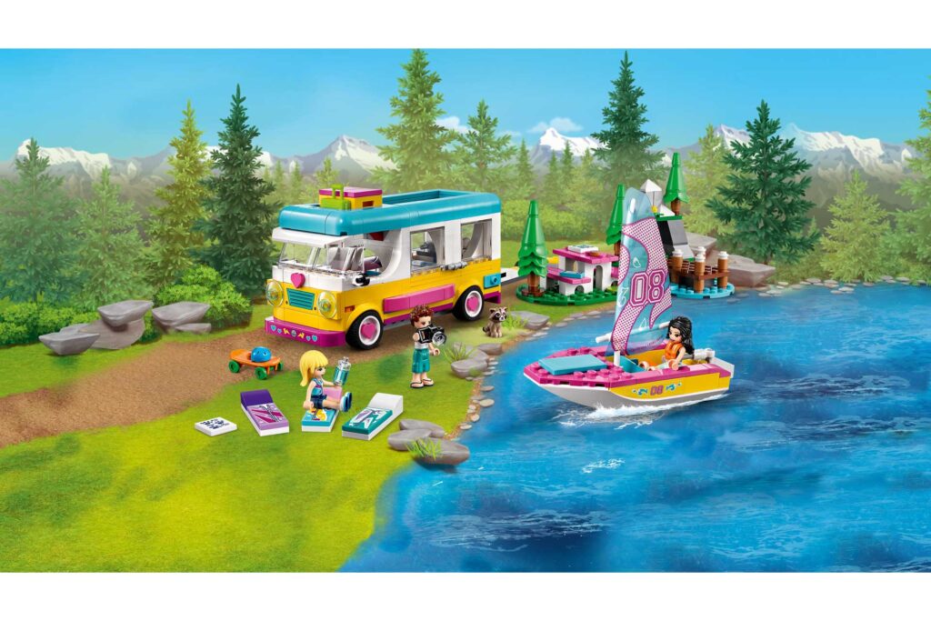 LEGO 41681 Friends Boscamper en zeilboot - Afbeelding 12