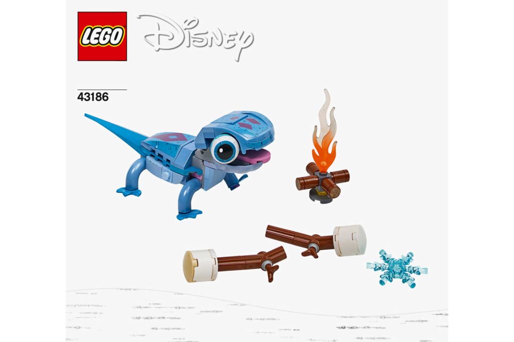 LEGO 43186 Disney Bruni de Salamander bouwbaar figuur - Afbeelding 2