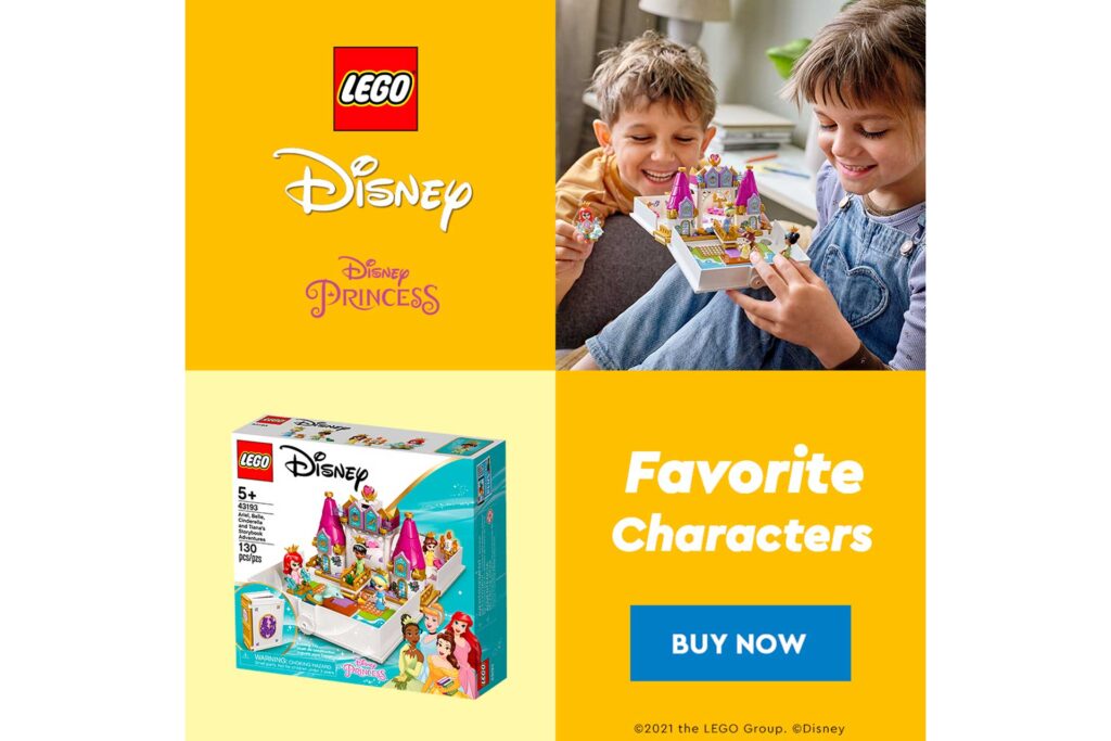 LEGO 43193 Disney Ariel, Belle, Assepoester en Tiana's verhalenboekavontuur - Afbeelding 14