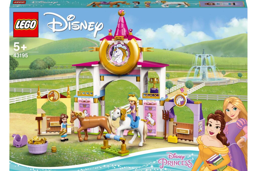 LEGO 43195 Disney Belle en Rapunzel's koninklijke paardenstal - Afbeelding 43