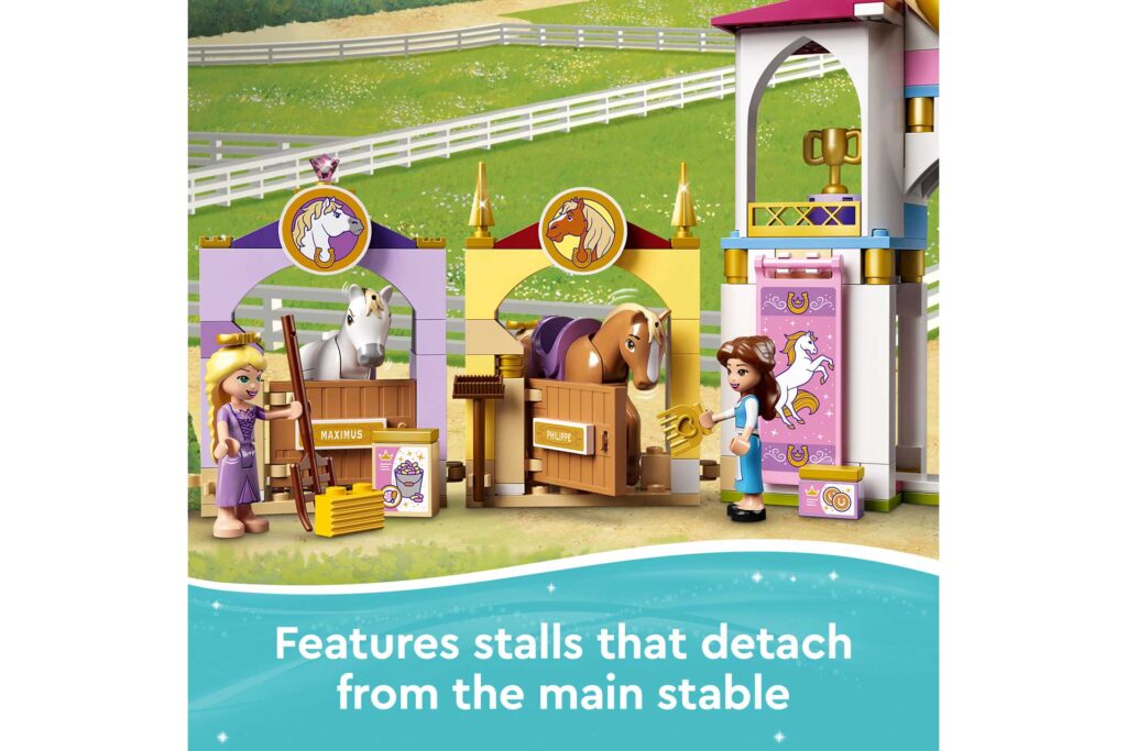 LEGO 43195 Disney Belle en Rapunzel's koninklijke paardenstal - Afbeelding 31