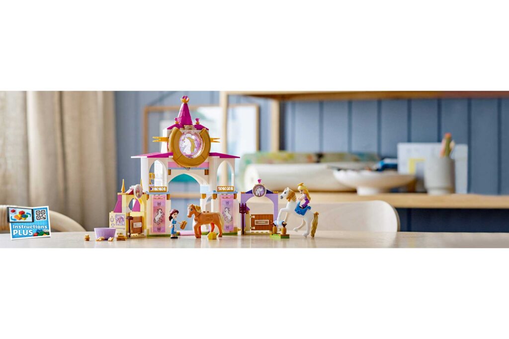 LEGO 43195 Disney Belle en Rapunzel's koninklijke paardenstal - Afbeelding 14