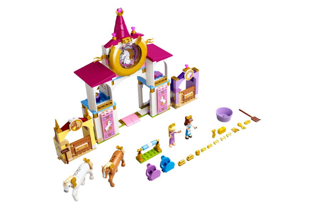 LEGO 43195 Disney Belle en Rapunzel's koninklijke paardenstal - Afbeelding 8