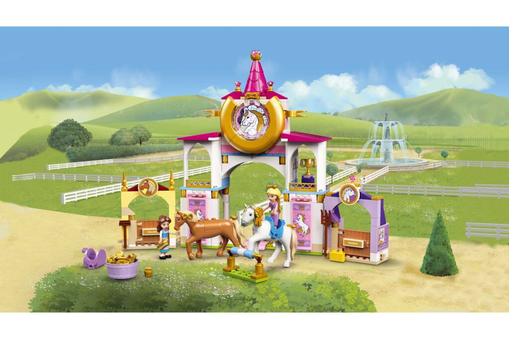 LEGO 43195 Disney Belle en Rapunzel's koninklijke paardenstal - Afbeelding 7