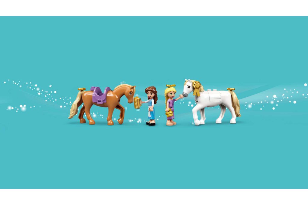 LEGO 43195 Disney Belle en Rapunzel's koninklijke paardenstal - Afbeelding 6