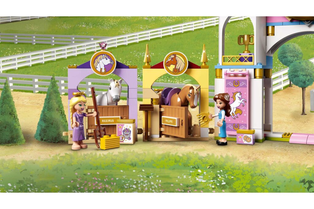 LEGO 43195 Disney Belle en Rapunzel's koninklijke paardenstal - Afbeelding 4
