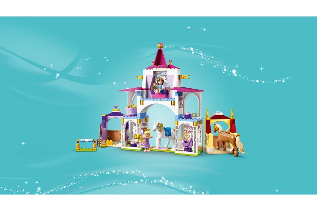 LEGO 43195 Disney Belle en Rapunzel's koninklijke paardenstal - Afbeelding 2