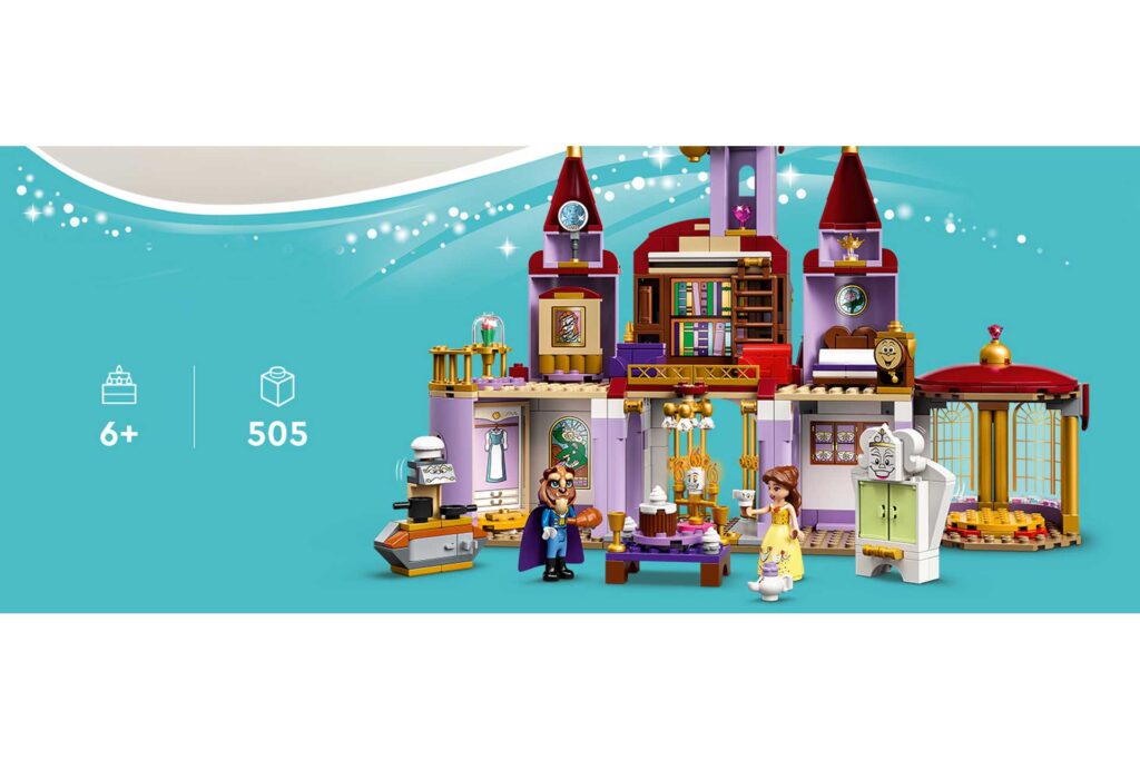 LEGO 43196 Disney Princess Belle en het Beest kasteel - Afbeelding 10