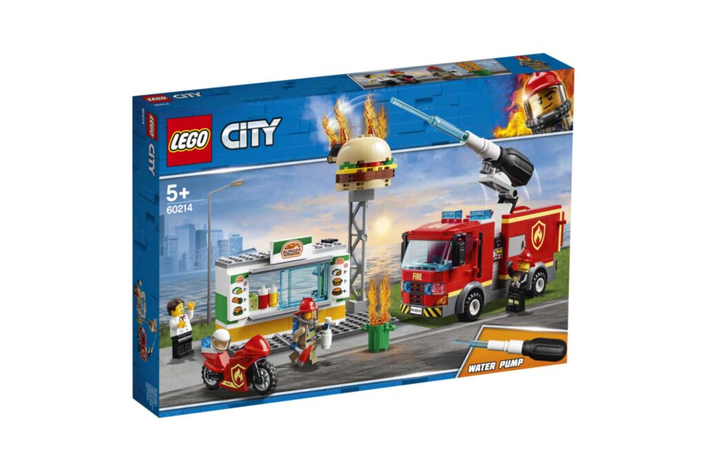 LEGO 60214 City Brand bij het hamburgerrestaurant