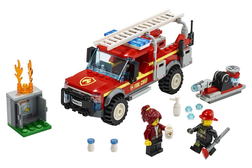 LEGO 60231 City Reddingswagen van brandweercommandant - Afbeelding 2