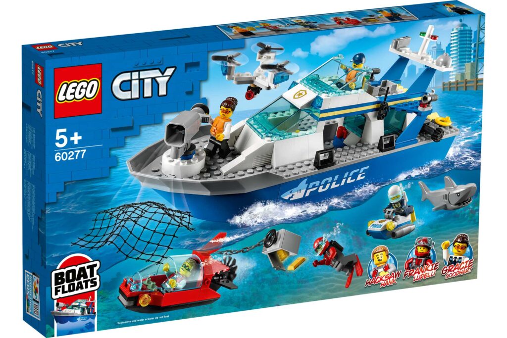 LEGO 60277 City Politie patrouilleboot