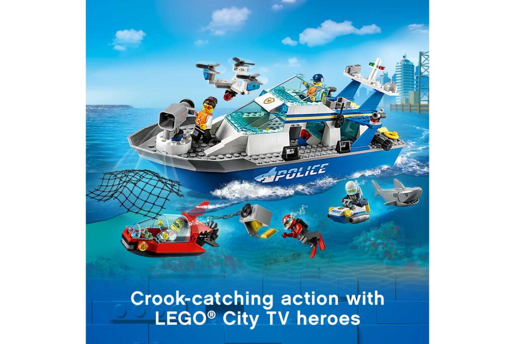 LEGO 60277 City Politie patrouilleboot - Afbeelding 24