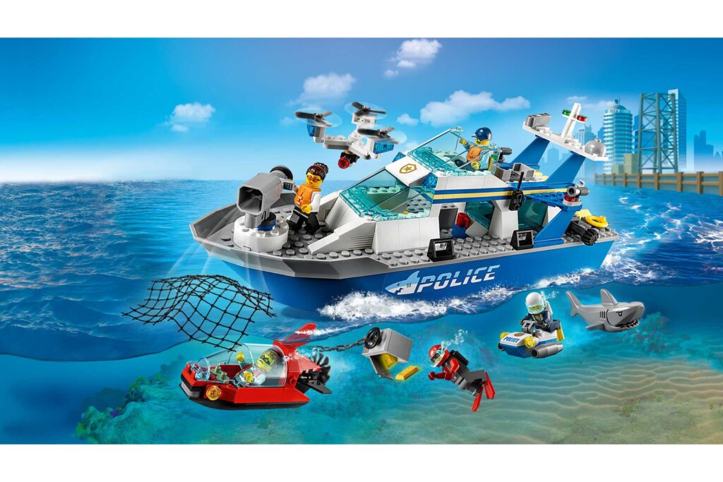 LEGO 60277 City Politie patrouilleboot - Afbeelding 8