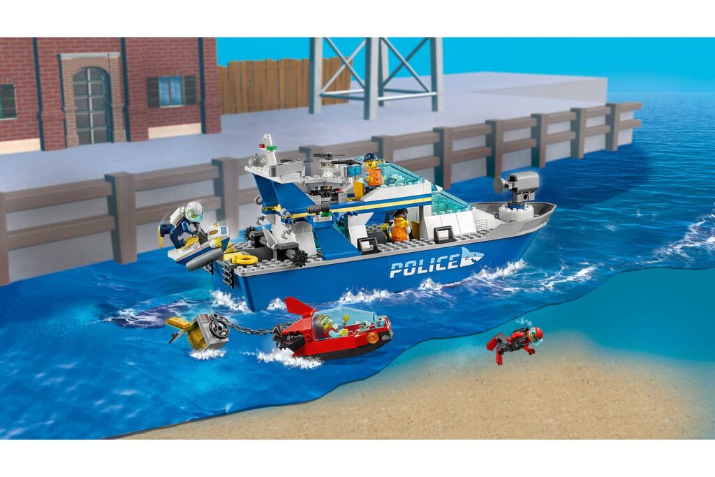 LEGO 60277 City Politie patrouilleboot - Afbeelding 6