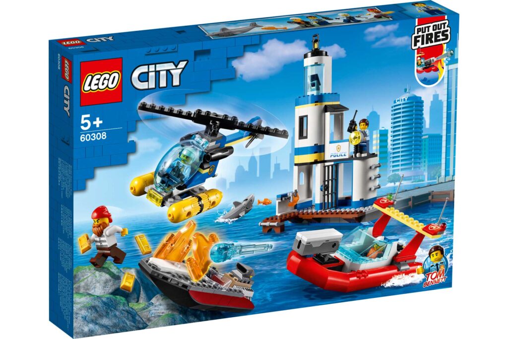 LEGO 60308 City Politie Kustpolitie en brandmissie
