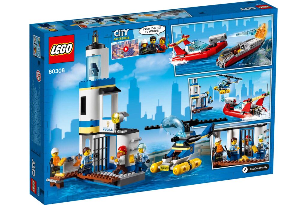 LEGO 60308 City Politie Kustpolitie en brandmissie - Afbeelding 2