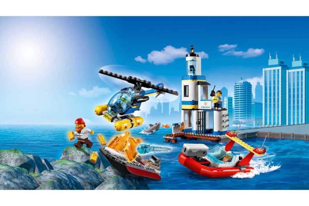 LEGO 60308 City Politie Kustpolitie en brandmissie - Afbeelding 5