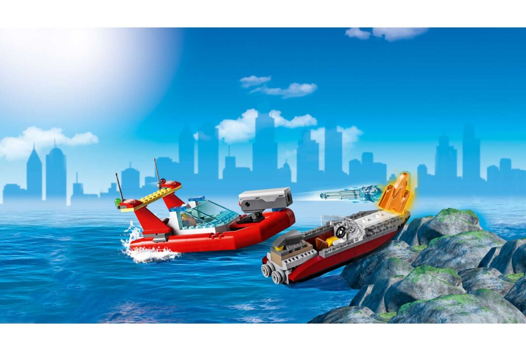LEGO 60308 City Politie Kustpolitie en brandmissie - Afbeelding 8