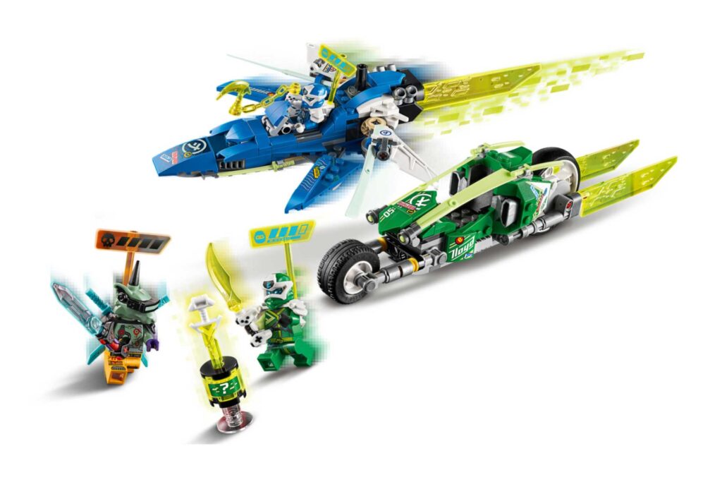 LEGO 71709 NINJAGO Jay en Lloyd's supersnelle racers - Afbeelding 5