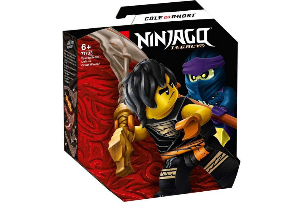 LEGO 71733 Ninjago Epische Strijd set - Cole tegen Spookstrijder